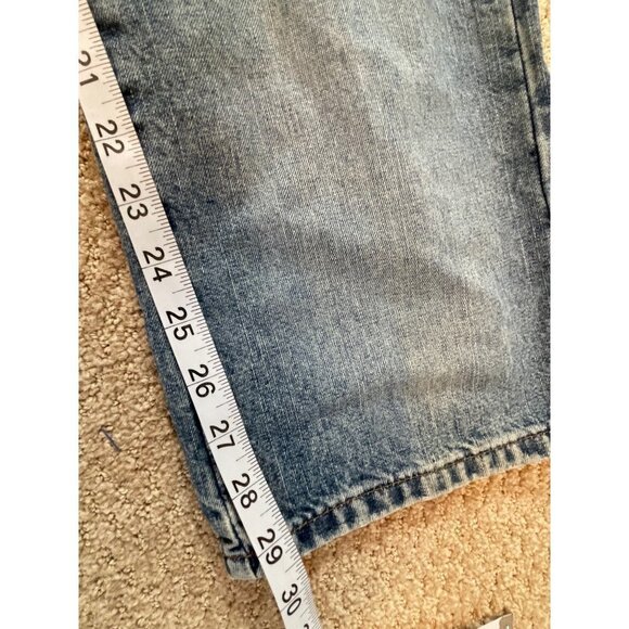 VINTAGE 90s Y2K Calvin Klein High Waist Mom Bootcut Sandblast Jeans Sz 8 - Picture 12 of 12